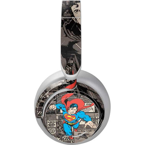 DC Comics Superman Vintage Action pose pattern Surface Headphones Skin